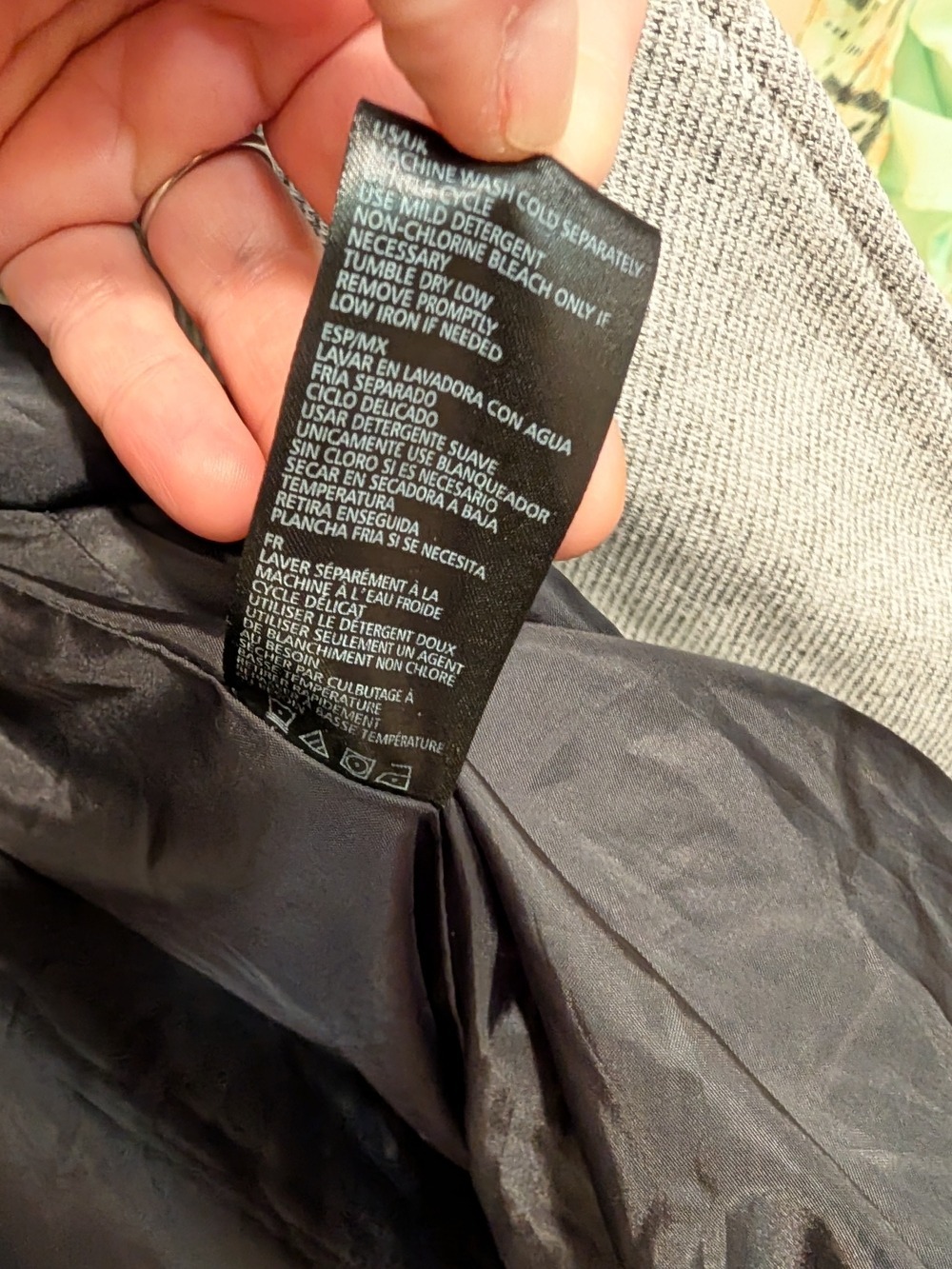 Liverpool Jeans Company Gray Double Breasted Peacoat - Picture 6 of 7
